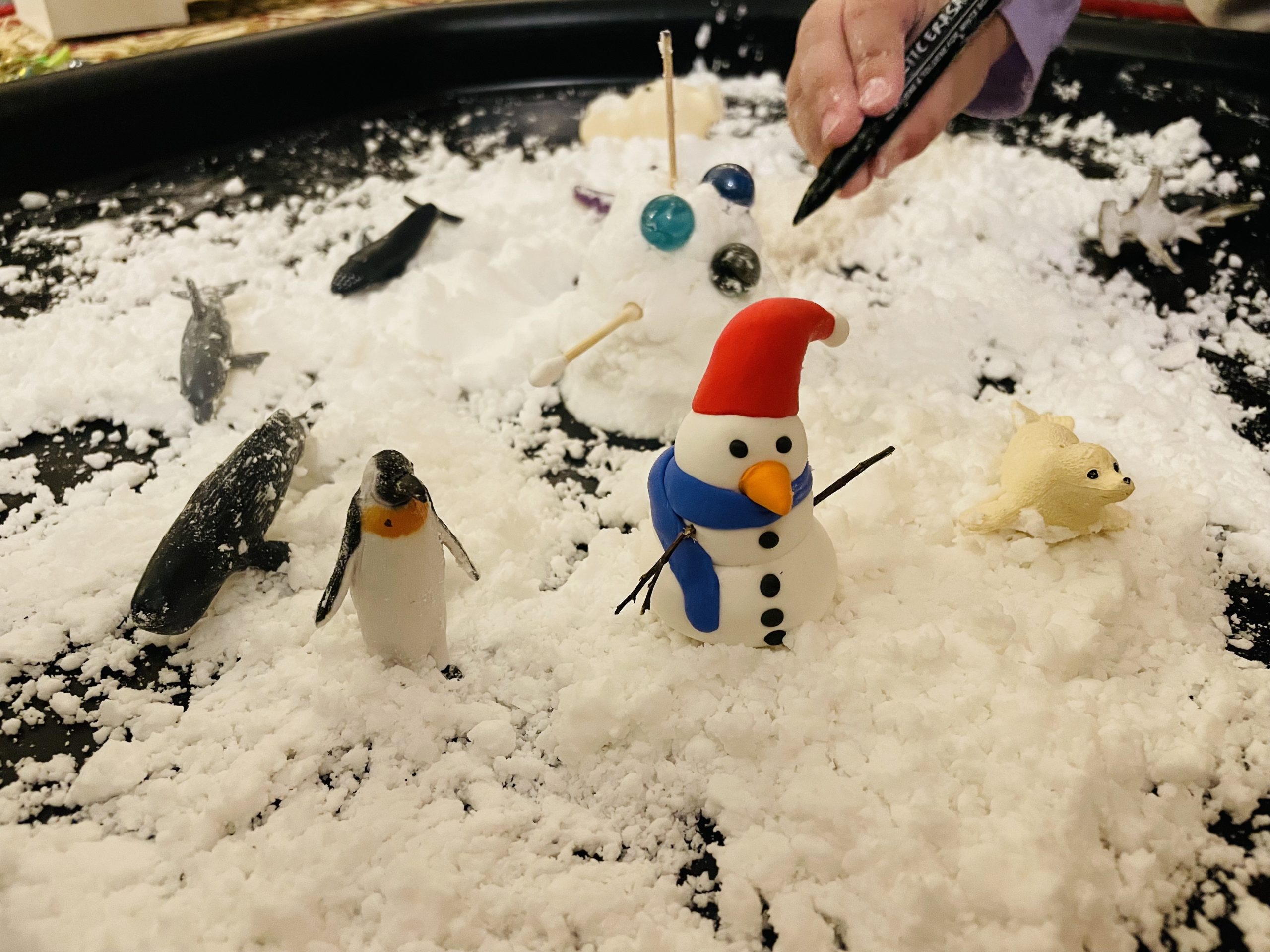 2 ingredient fake snow